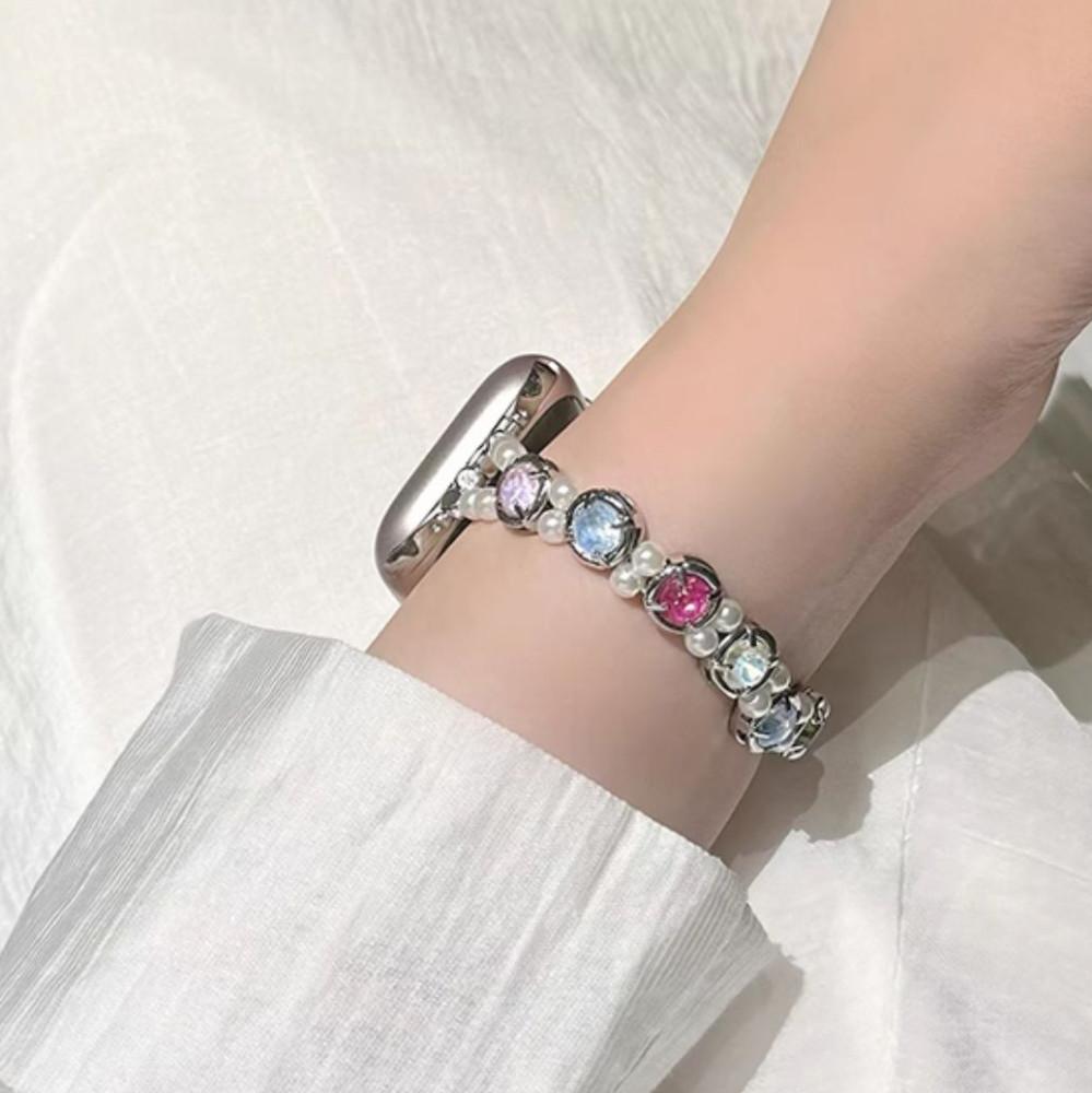 애플워치 비즈 스트랩 밴드 여름 구슬팔찌