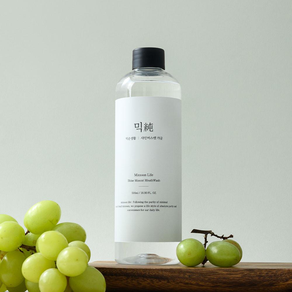 믹순생활 마일드 가글(샤인머스캣향) 500ml
