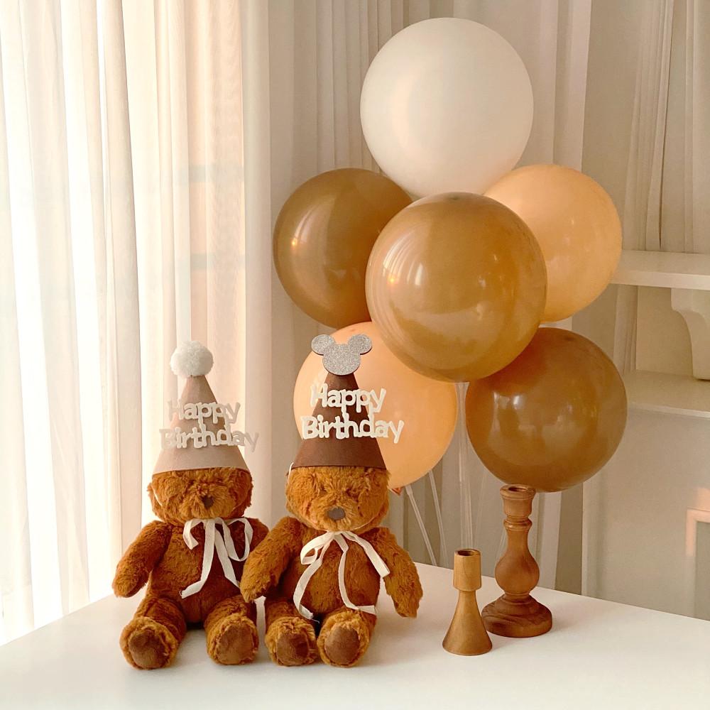 커피 브라운 풍선 [생일파티 장식 다발 용품 이벤트 기념일]
