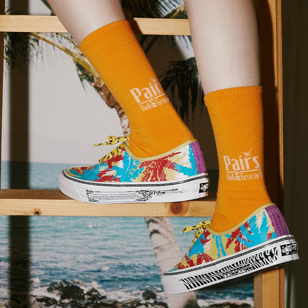 Retro Logo Socks Orange