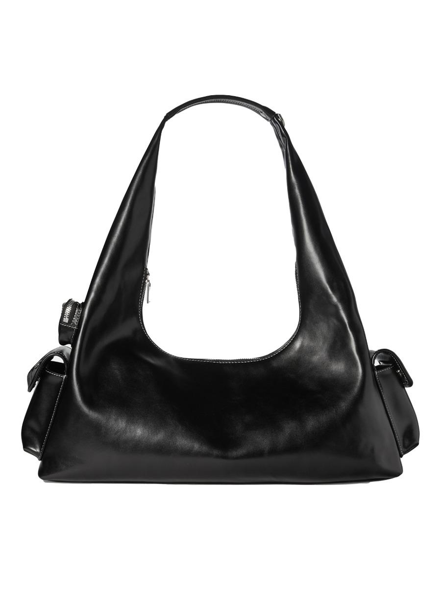 Pocket Hobo Bag Large (Black)