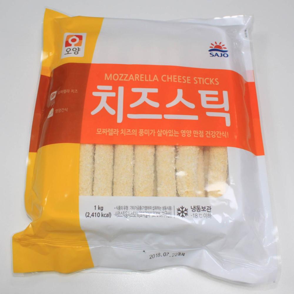 [사조오양] 치즈스틱 1kg / 배달창업 샵앤샵 PC방음식 PC방메뉴 업소용 식자재 도매 [원산지:상세설명에 표시]