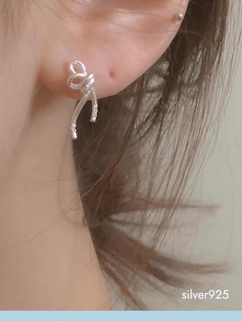 fin earring (silver925)