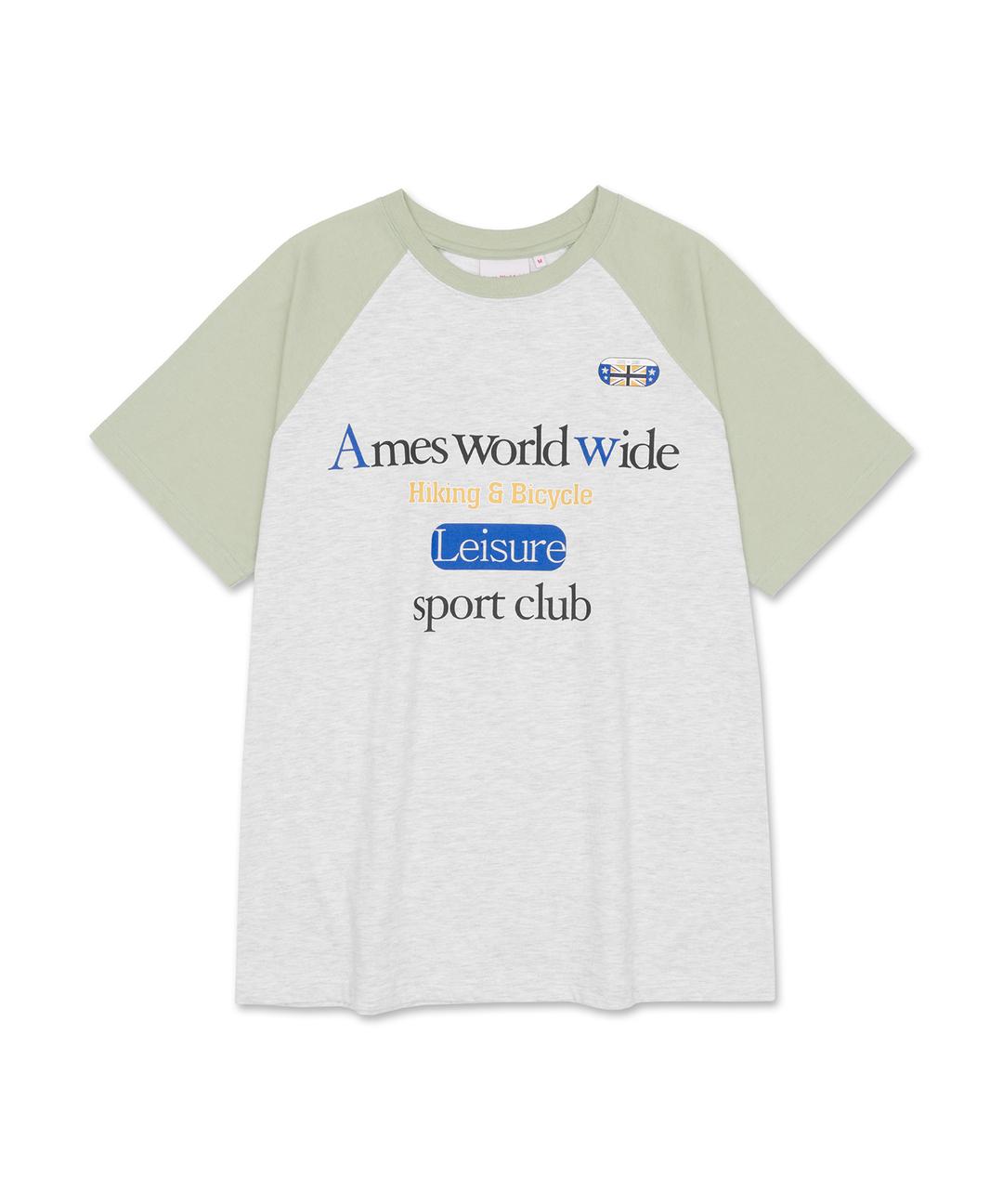 [4/27일 예약배송]CLASSIC LOGO RAGLAN TEE GREEN