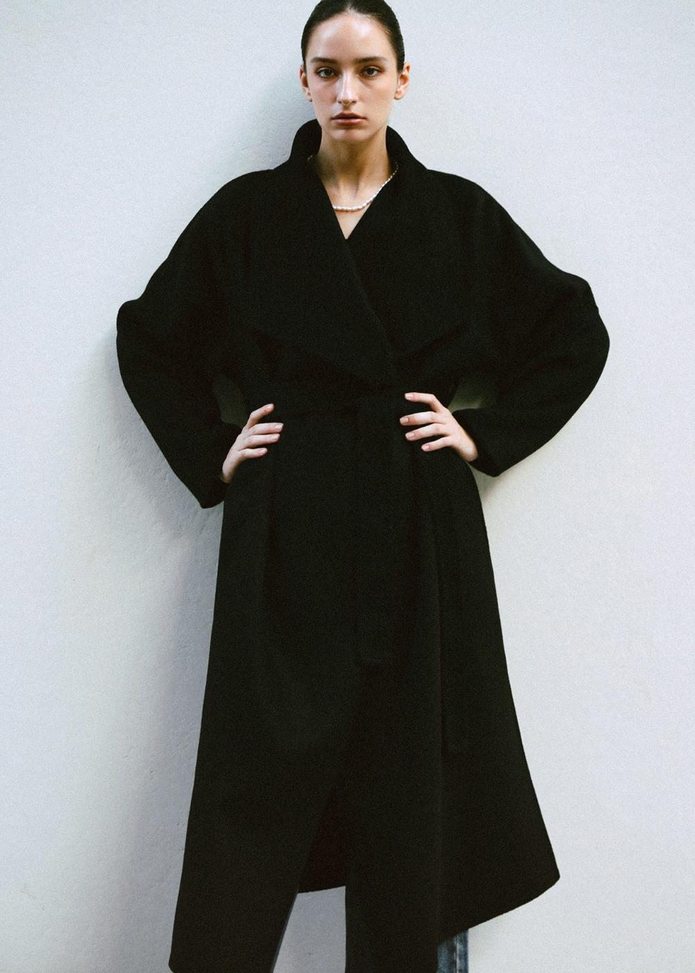 로잘린 지블링 캐시울 코트