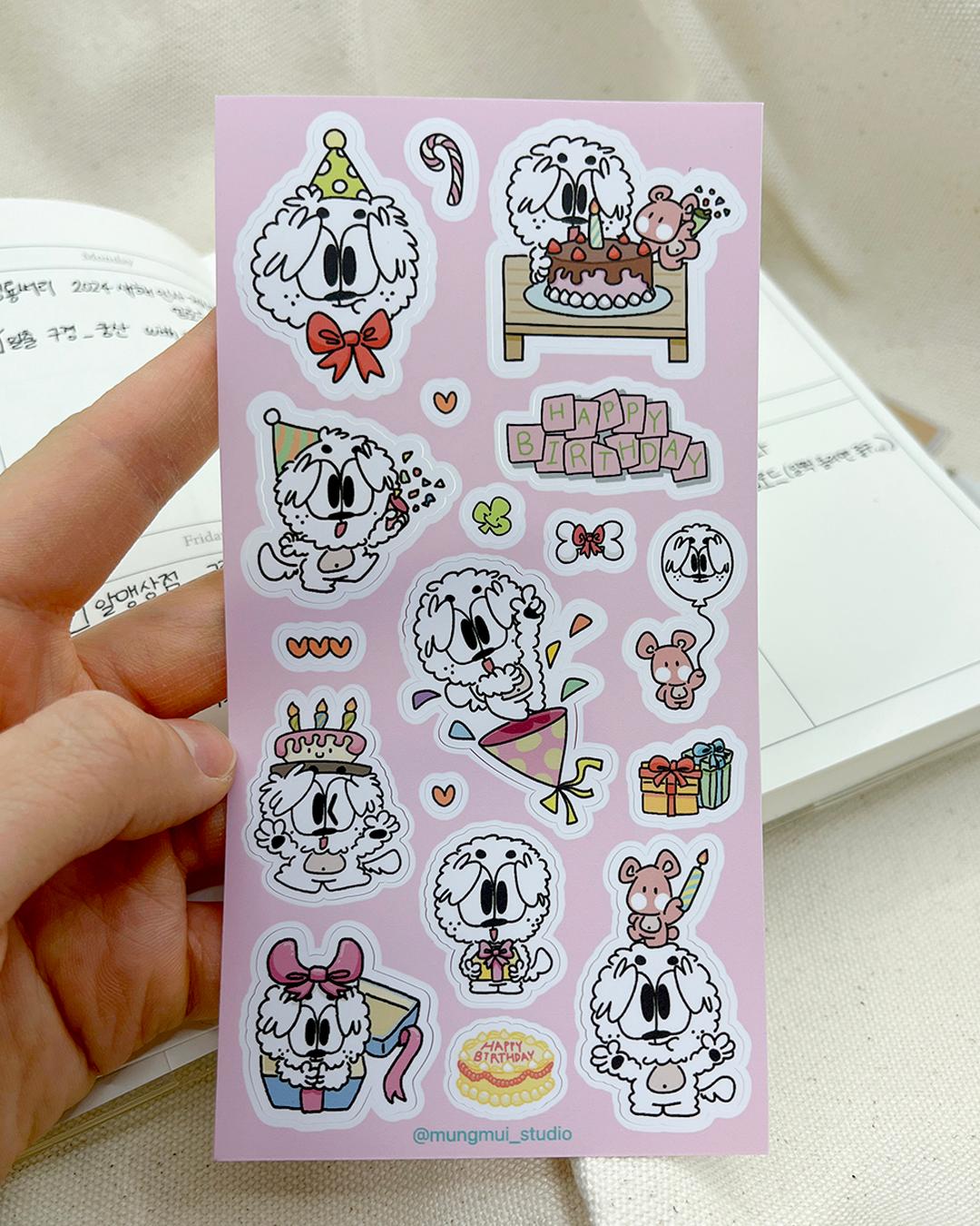 BIRTHDAY 리무버블 씰스티커