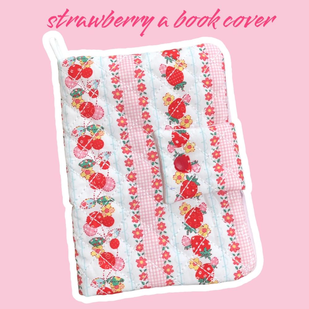 레이스딸기 북커버 다꾸 A6 A5 B6 다이어리커버 책커버