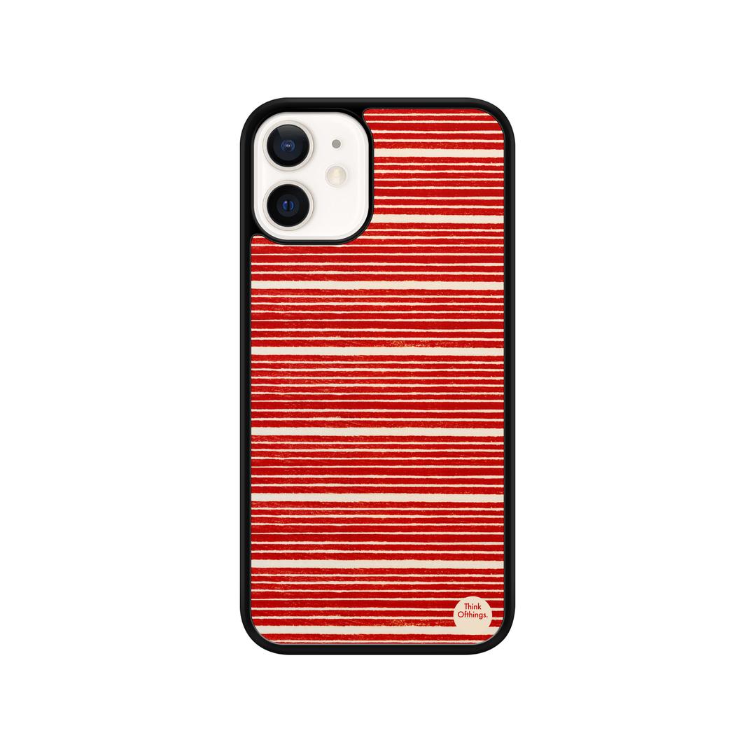 Red Stripe Bumper Phone Case