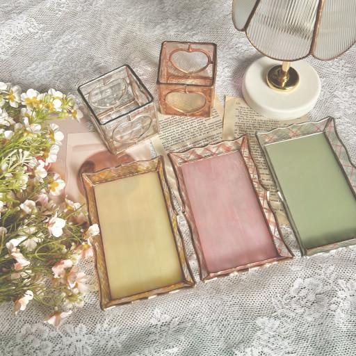 스테인드글라스 플랫 트레이