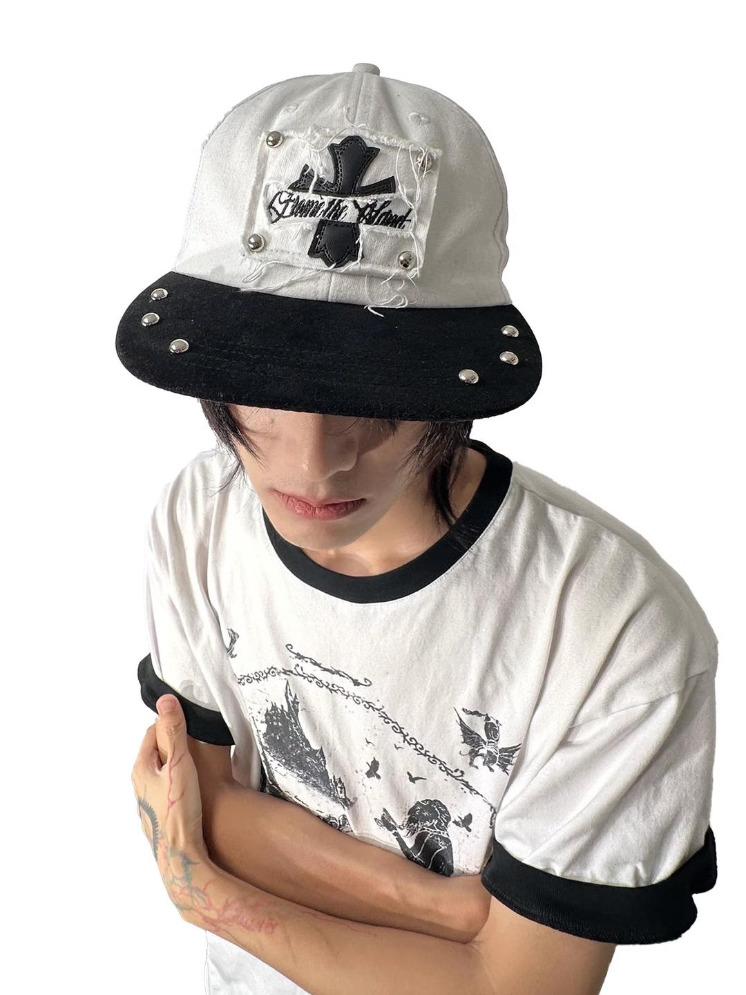 FromTheisland straight brim hat