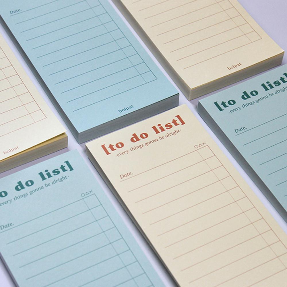 투두리스트 떡메모지 (레몬,민트)