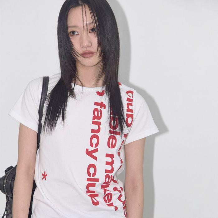 BAYWATCH CROP TEE (WHITE) F25QB103