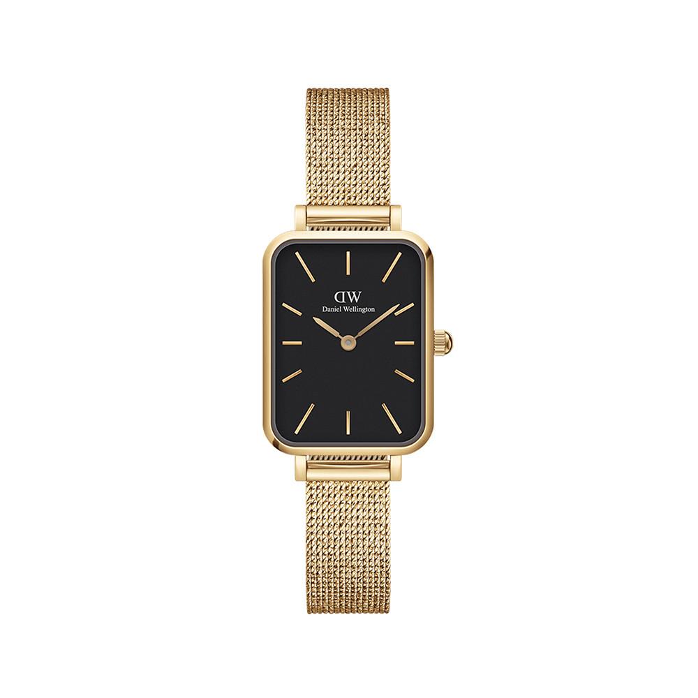 다니엘 웰링턴 QUADRO PRESSED EVERGOLD 여성 손목시계