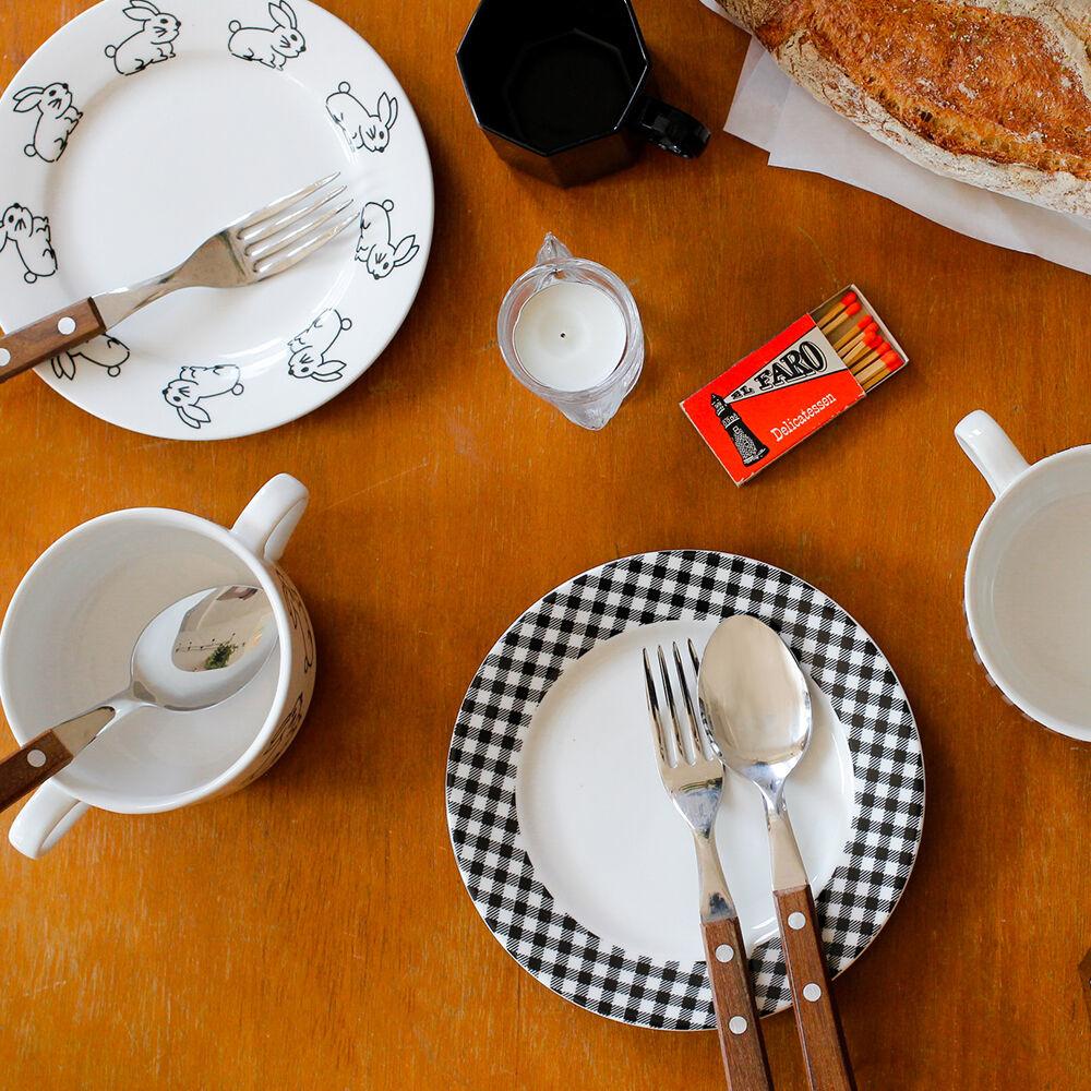 [29CM 단독] 체크 버니 플레이트 스몰 (2종)