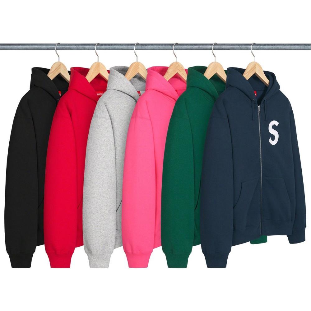 fw23 슈프림 에스 로고 후드 집업 Supreme S Logo Zip Up Hooded Sweatshirt