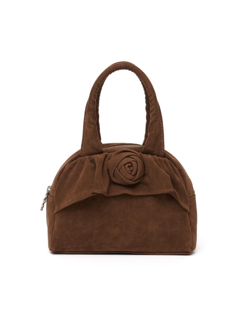 Suede Bang tote Bag (Brown)