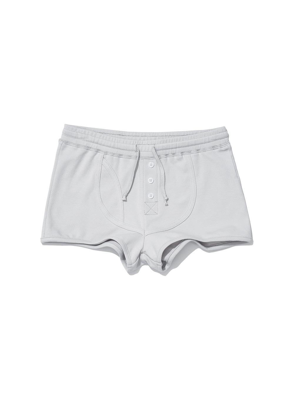 [WOMEN] PWC BRIEFS DETAIL INNER SHORTS_LIGHT GREY