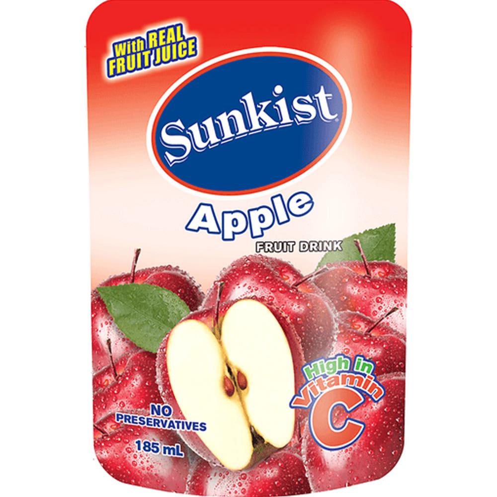 sunkist apple 썬키스트 사과185ml
