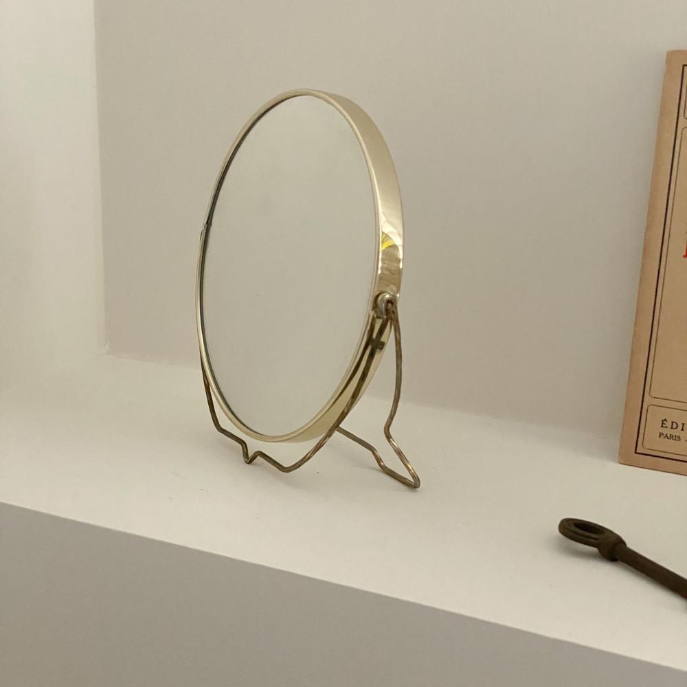 50's 빈티지 테이블 탑 라운드 미러