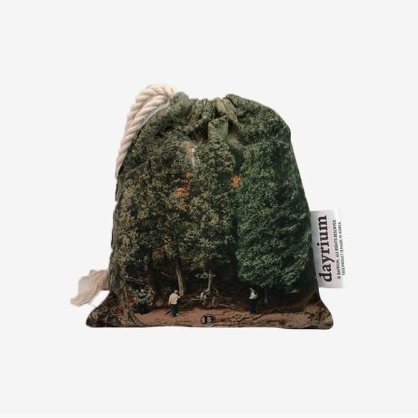 dayrium | 스트링 파우치 M_딥우드