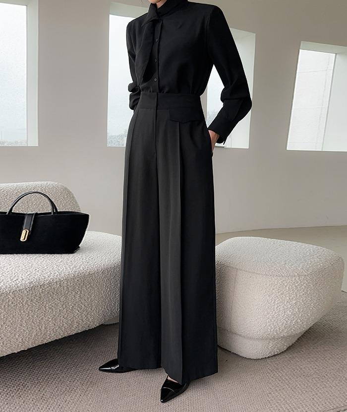 [핫딜]레오나블라우스슬랙스투피스