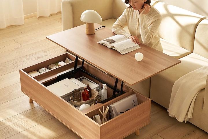 높이 조절! 거실 리프트업 쇼파테이블 5colors