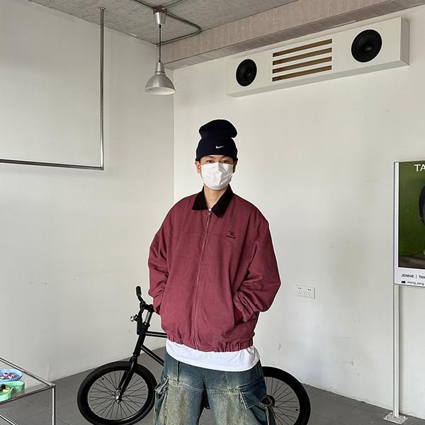 [CGGA] lapel work clothes cotton jacket