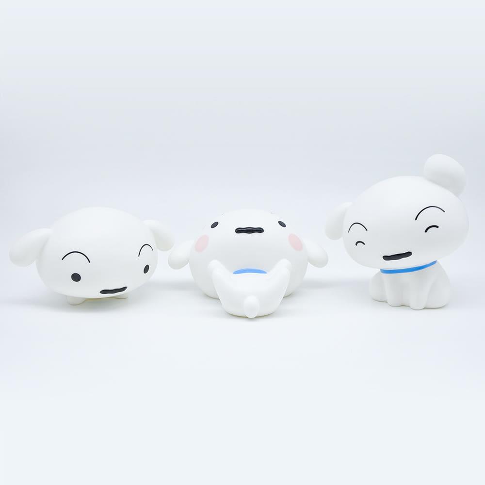 짱구는못말려 흰둥이 미니 무드등 3종 (철푸덕 , 벌러덩 , 갸우뚱)