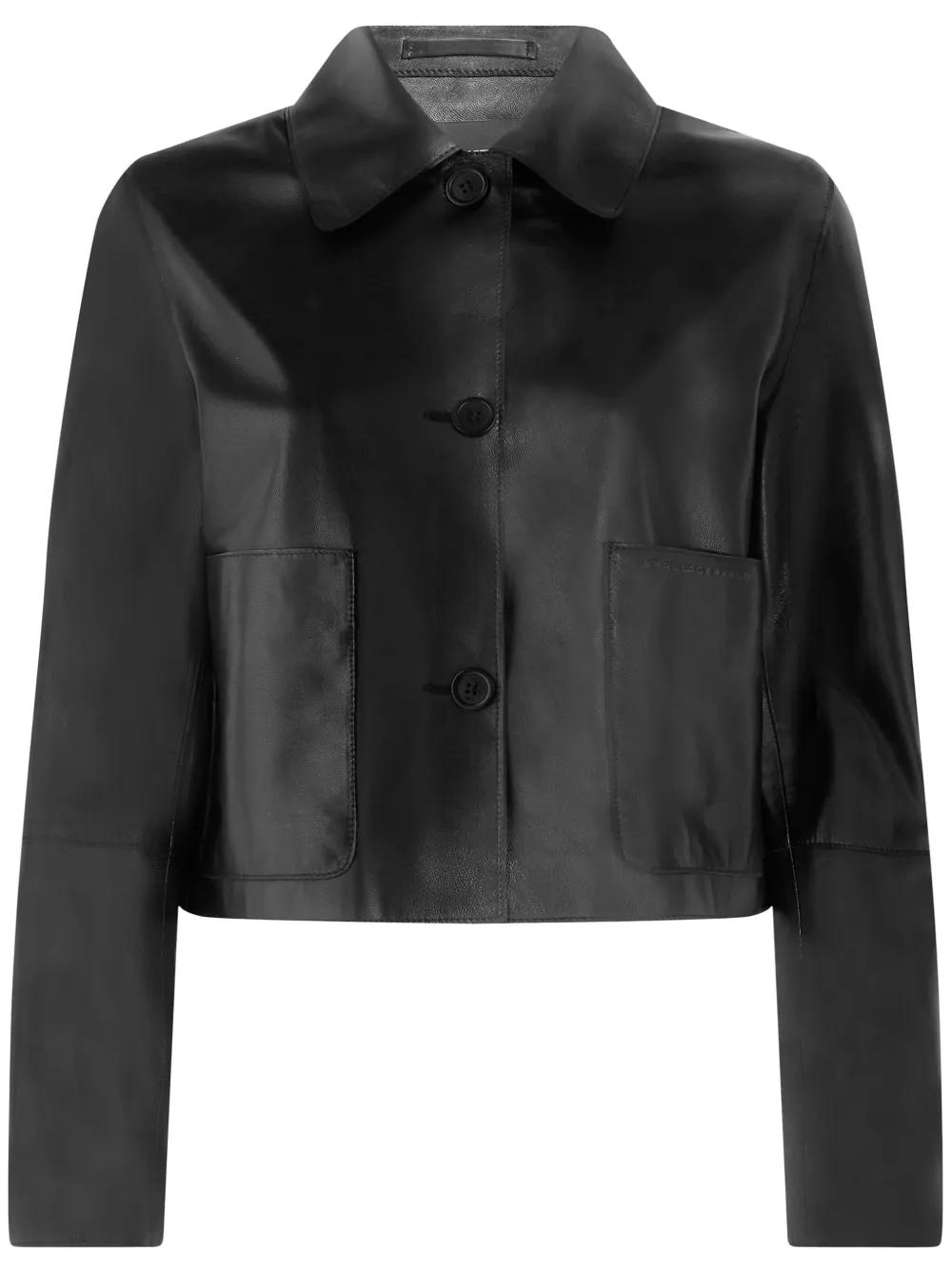 Karl Lagerfeld 가죽 재킷 | 블랙 | FARFETCH KR