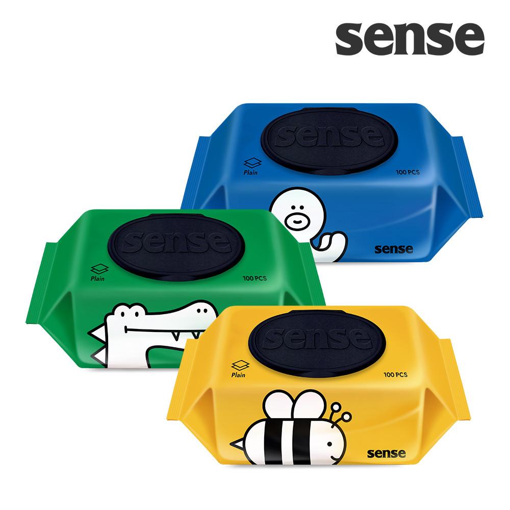 대용량 생활 센스 물티슈 악어/꿀벌 100매 10+10팩