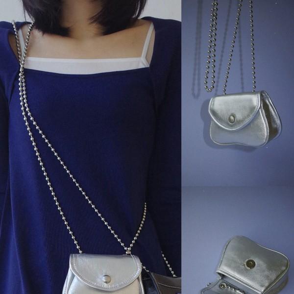 [5차] Teenie ballchain bag (Silver)