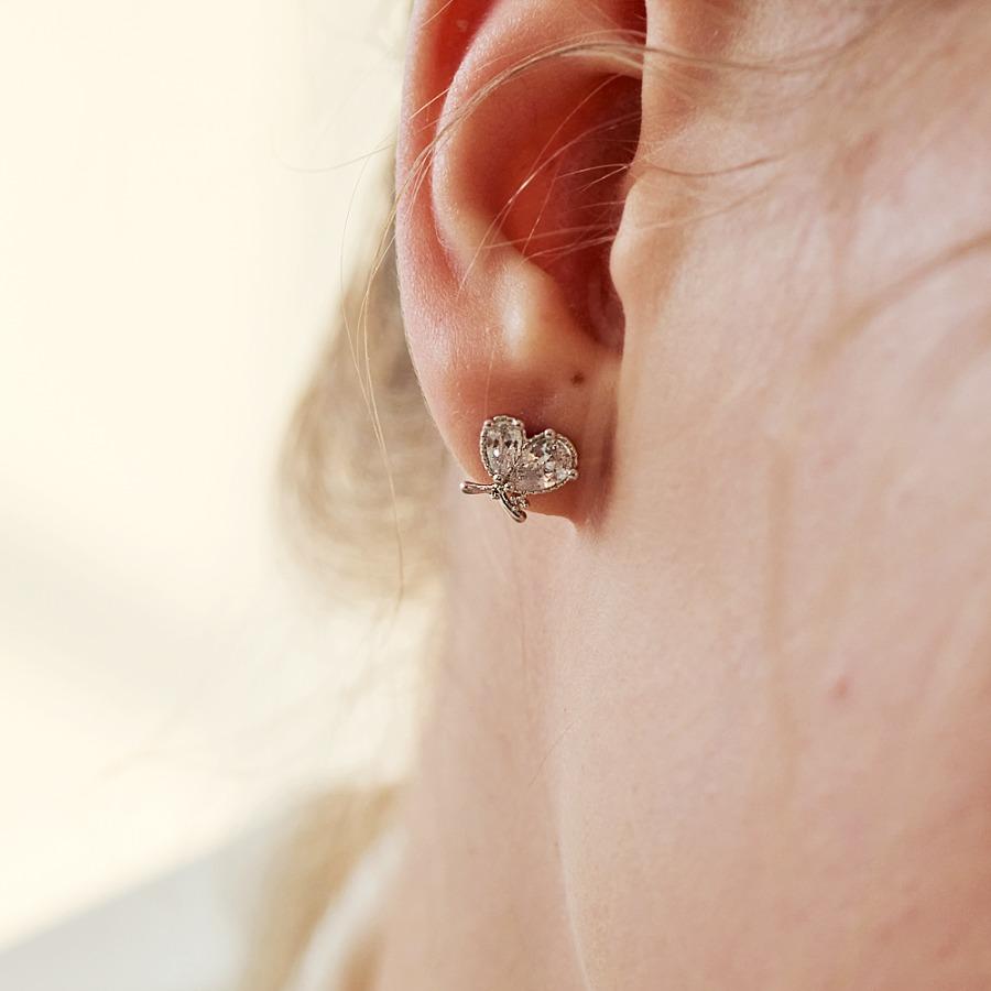 화이트 갤럭시 이어링