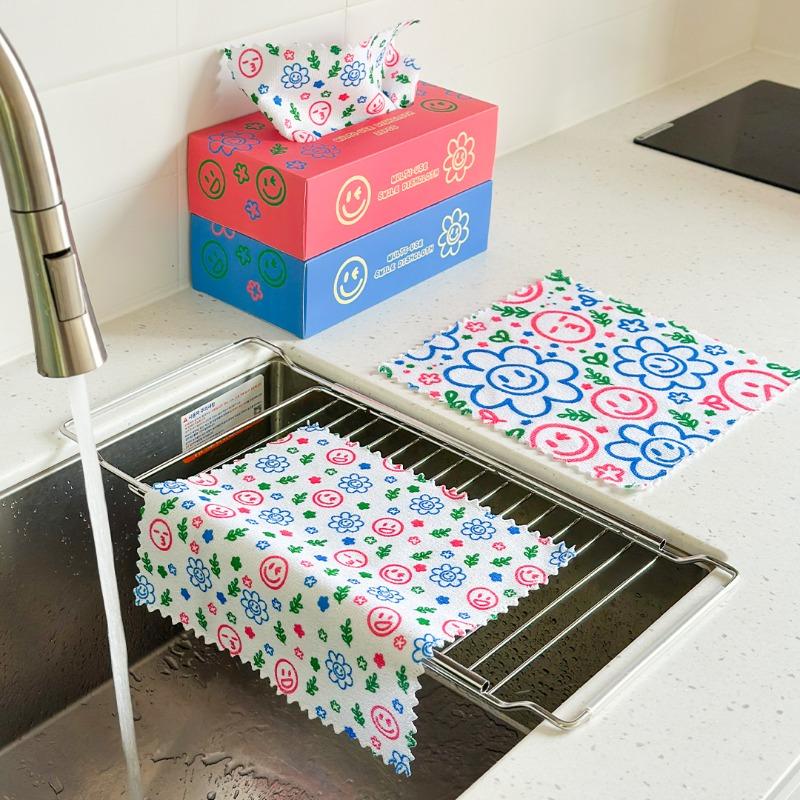 [자체배송] 스마일 뽑아쓰는 행주 1+1(총40매) 특가