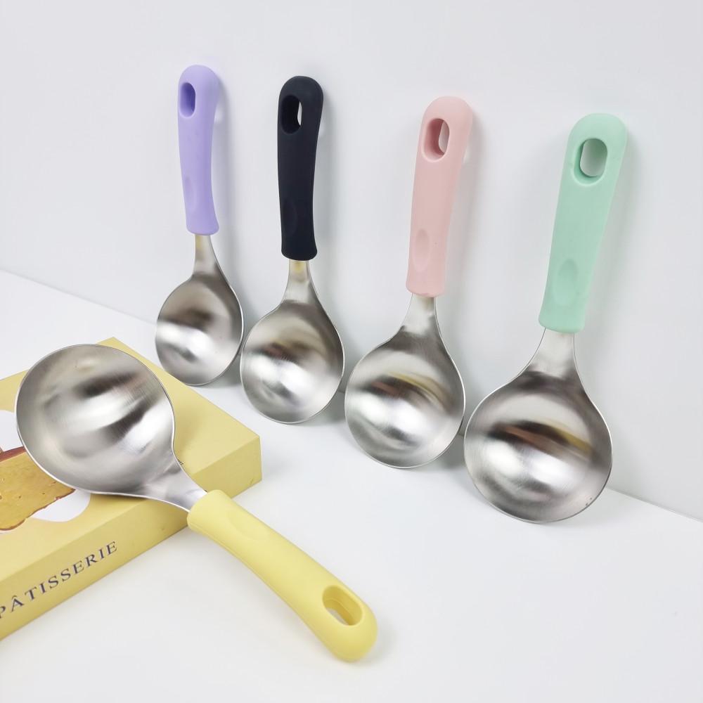 스텐 다용도 미니 국자 전현무국자 서빙스푼 대왕 숟가락
