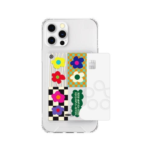 디펜딩 디자인케이스 패치플라워