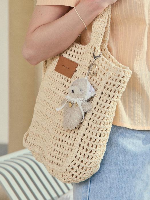 Knit Square Bag - Ivory