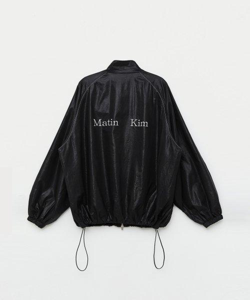 ジャケット・アウター MatinKim LOGO COATING JUMPER IN BLACK MUSINSA公式 | MATIN KIM MATIN KIM LOGO COATING JUMPER IN BLACK
