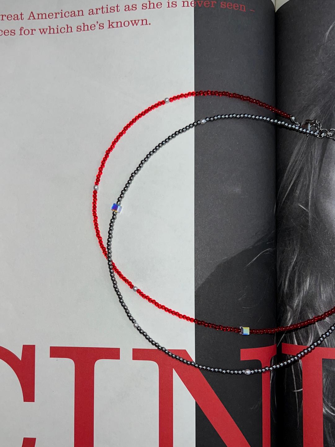 BEADS NECKLACE (2color)