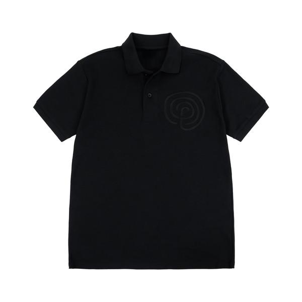 Heart Labyrinth polo shirts (black)