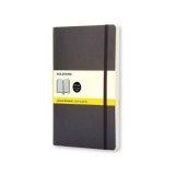 몰스킨 클래식노트 스퀘어드 소프트커버  블랙 포켓