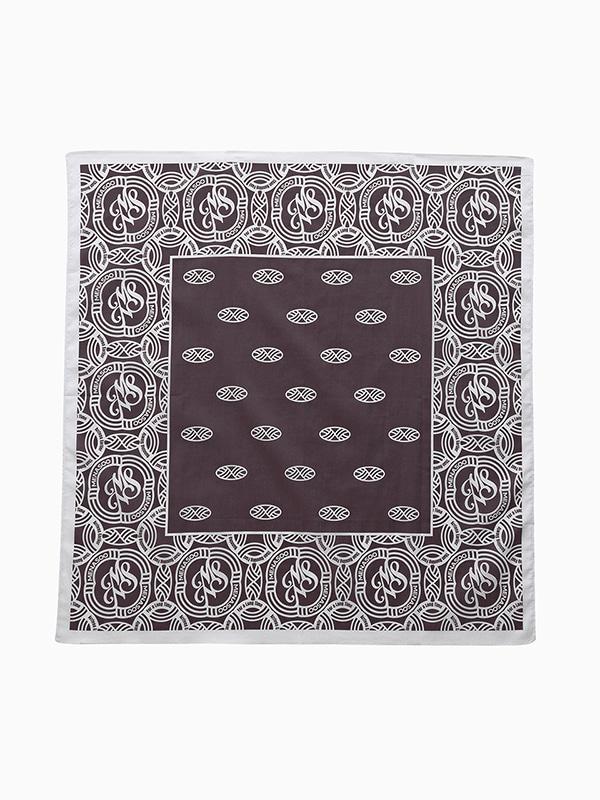 MNS Bandana Scarf Kerchief_Brown