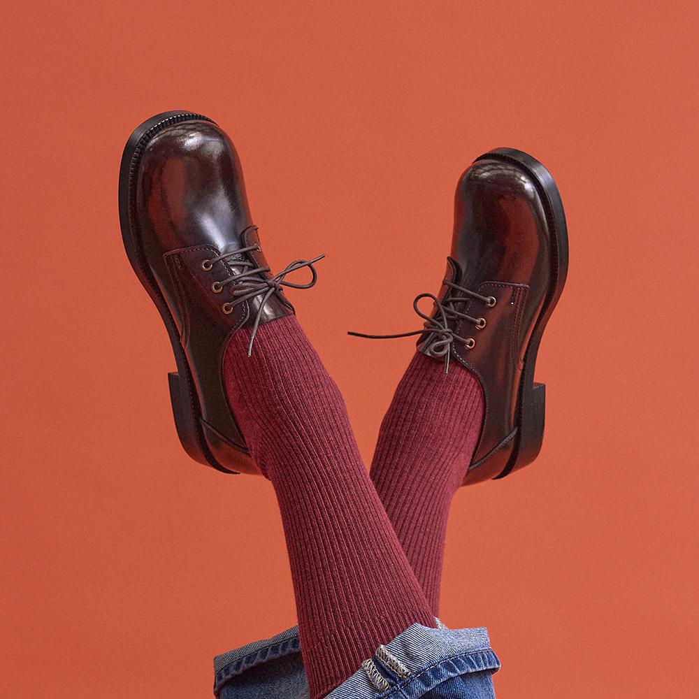 여성 레이스업 더비슈즈 HS-4902 JAMAICA