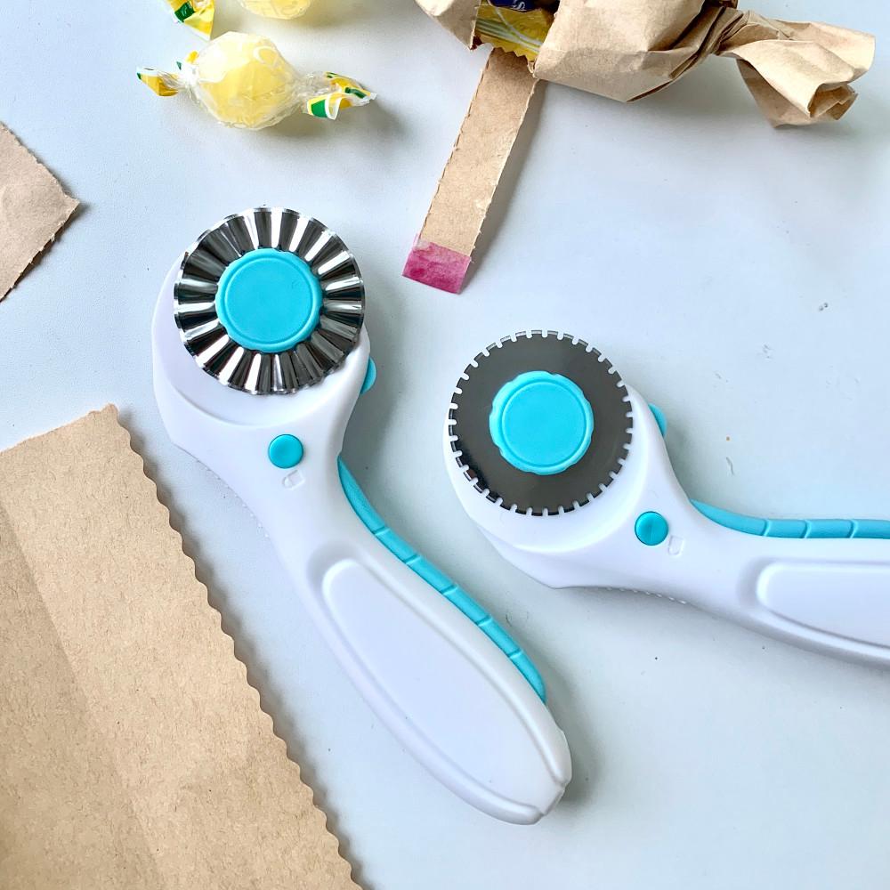 점선 커터기 로터리 칼 원형 커터 사무용 커팅기 : 곰지 마켓