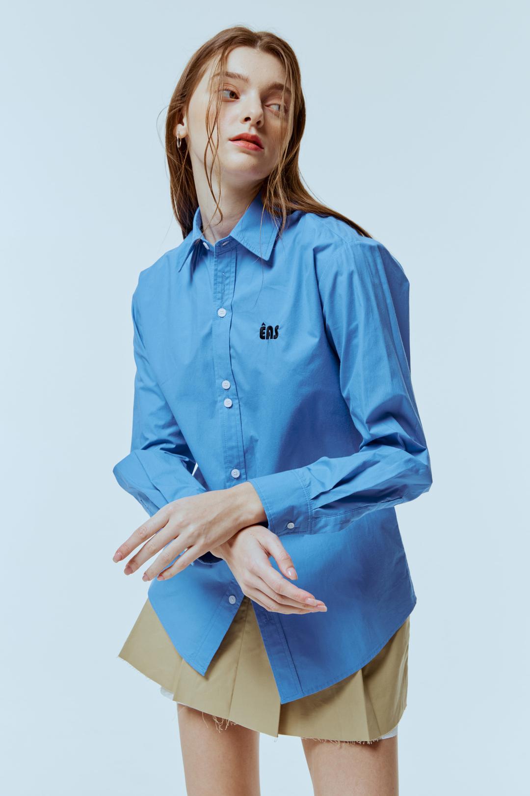 EAS 로고 셔츠 (블루)