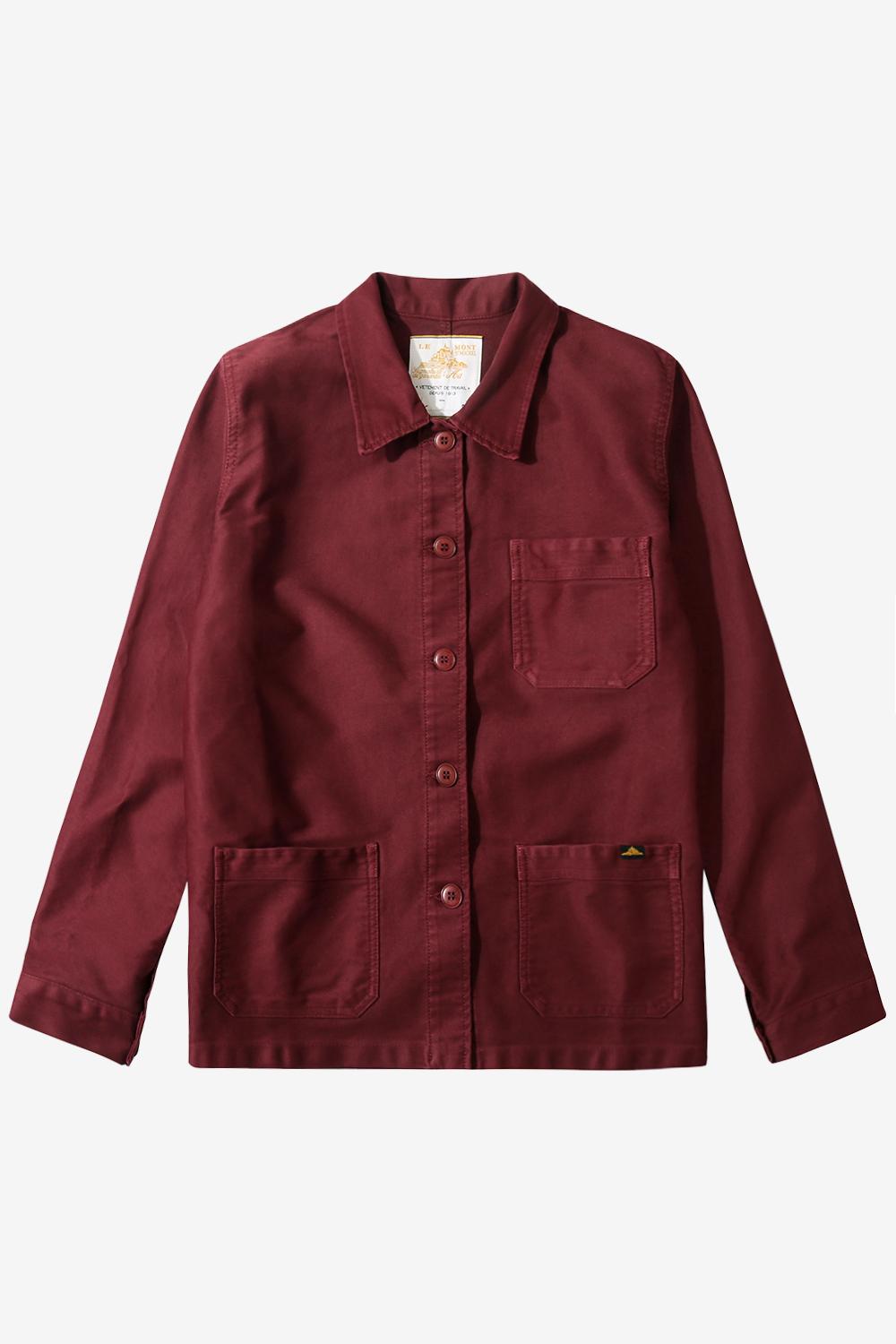 (W)Genuine Lmsm Work Jacket_Burgundy