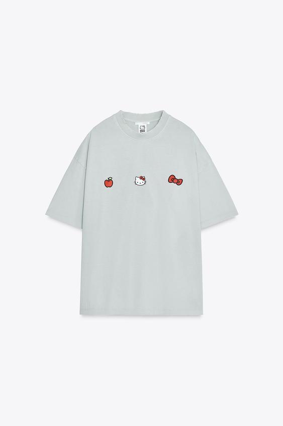 HELLO KITTY © 2025 SANRIO 워싱처리 티셔츠