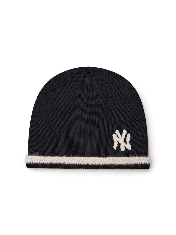 [MLB] 베이직 프리미엄 노립 비니 NY (Black) 3ABNBM846