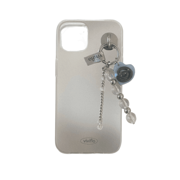 [viviflo] signature blue twist keyring for phone case_ 시그니처 블루 트위스트 핸드폰 부착형 키링