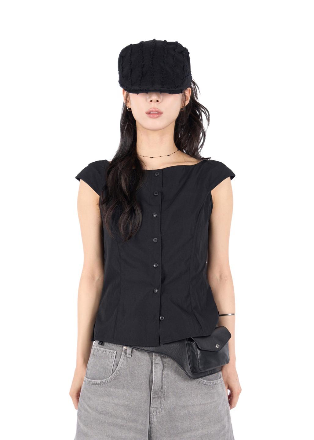 릿킴 BOAT NECK BLOUSE