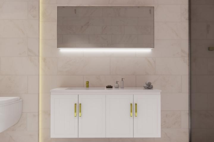 [리센스] 욕실 수납장  전면 거울 플랩장 RPL20531